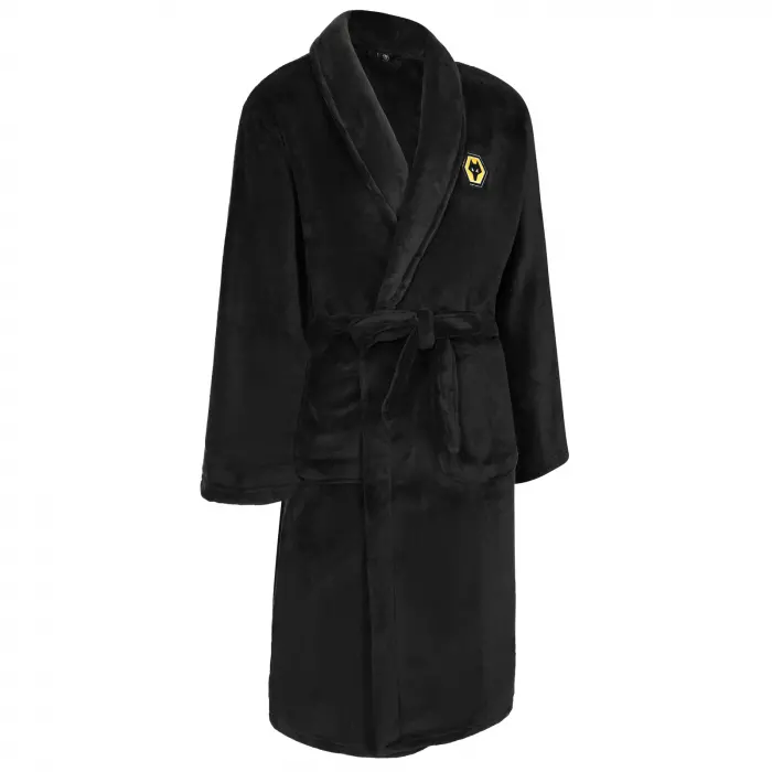 Wolverhampton Wanderers Store | Shop Official Mens Dressing Gown Wolves Gear